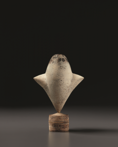 A rare white ‘Cycladic’ bud form vase with wings, 1975, sold for $31,250 in a 2011 Design Masters sale at Phillips. Phillips image